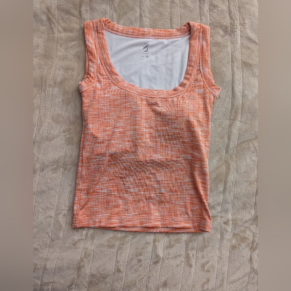 Lou & Grey Spacedye Ribbed Bra Tank Top